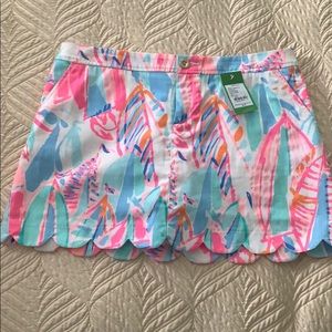 Lilly Pulitzer Scallop Hem Skort